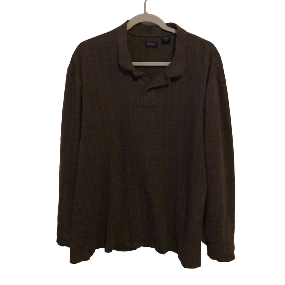 Izod men’s long sleeve polo shirt size XL